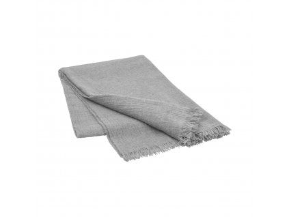 Přehoz merino 200x130cm šedá merino Blomus