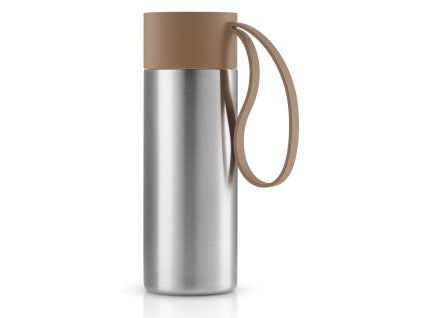 Nerezový termohnek, to go 0,35 l, mocca řemínek  Eva Solo