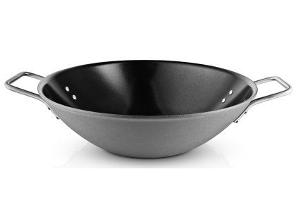 Pánev Wok s kremickým povrchem, šedá, 32 cm, 5,0l  Eva Solo