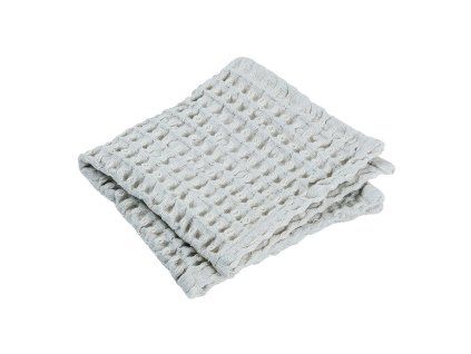 Ručník na ruce s vaflovým vzorem CARO světle šedý 30 x 30 cm BLOMUS