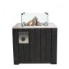 5958900 Cosicube 70 black with glass set