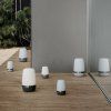 Venkovní lampa LED XL platinově šedá