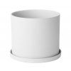 Květináč porcelánový bílý průměr 15cm nona Blomus