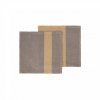 Utěrka 25x25 cm sada 2ks Steel Gray/Tan GANO Blomus