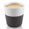Termošálky na espresso 80 ml 2 kusy karbonově černé, Eva Solo