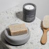 Ručník na ruce s vaflovým vzorem CARO světle šedý 30 x 30 cm BLOMUS
